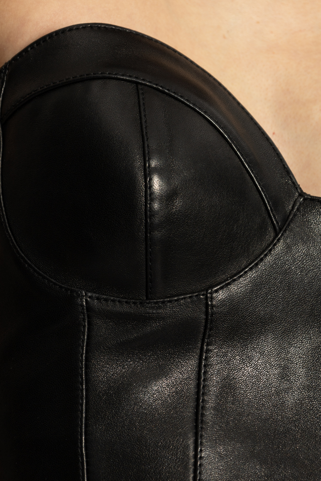 BALMAIN PB エンホス 小型 ショルタハック DN1BJ778LNQD 0PA Balmain Leather Top | Women's Clothing | Vitkac